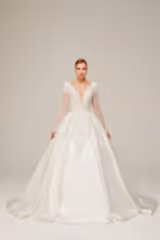 Angela Saten Dantel Prenses Model Gelinlik - Mediha Cambaz Bridal