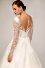 Catherine Dantel Dekolteli A Kesim Gelinlik - Mediha Cambaz Bridal