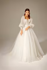 Oly Balon Kol Bohem A Kesim Gelinlik - Mediha Cambaz Bridal