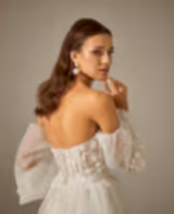 Oly Balon Kol Bohem A Kesim Gelinlik - Mediha Cambaz Bridal