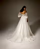 Oly Balon Kol Bohem A Kesim Gelinlik - Mediha Cambaz Bridal