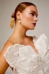 Wendy Yaprak Güpürlü Prenses Model Gelinlik - Mediha Cambaz Bridal